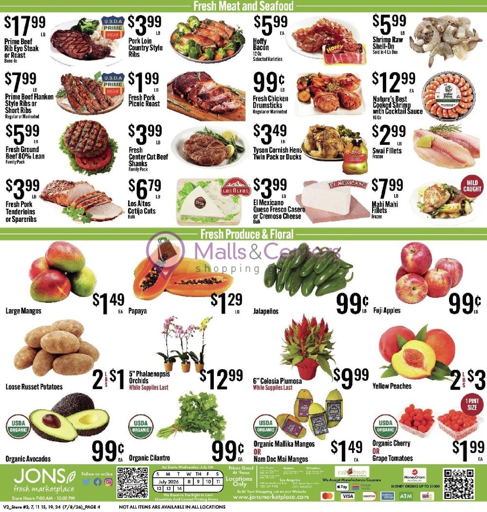 Weekly ad for Jons Fresh Marketplace valid: 07/08/2026 - 07/14/2026, page 4
