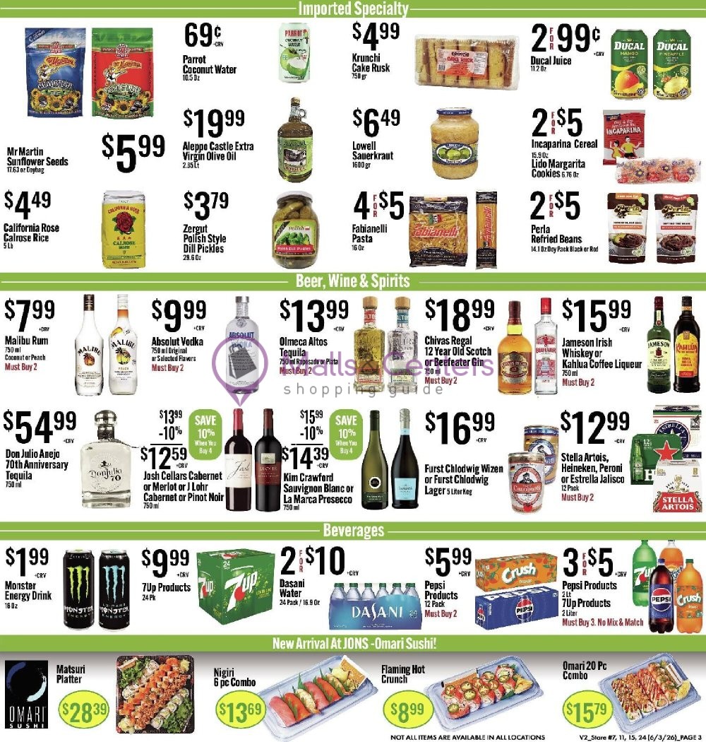 Weekly ad for Jons Fresh Marketplace valid: 06/03/2026 - 06/09/2026, page 3