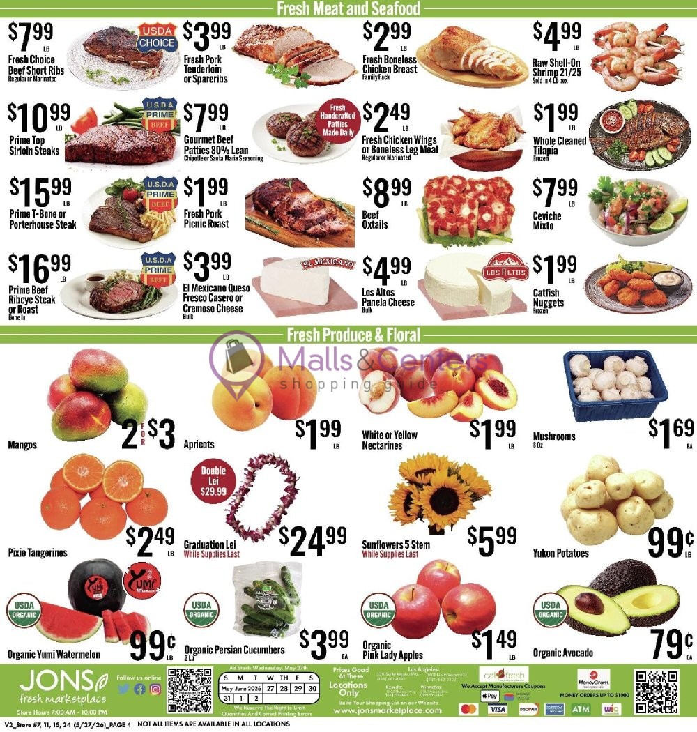 Weekly ad for Jons Fresh Marketplace valid: 05/27/2026 - 06/02/2026, page 4