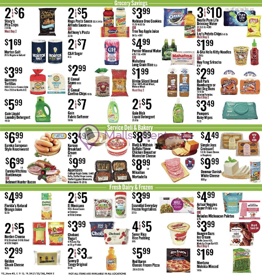 Weekly ad for Jons Fresh Marketplace valid: 07/22/2026 - 07/28/2026, page 2