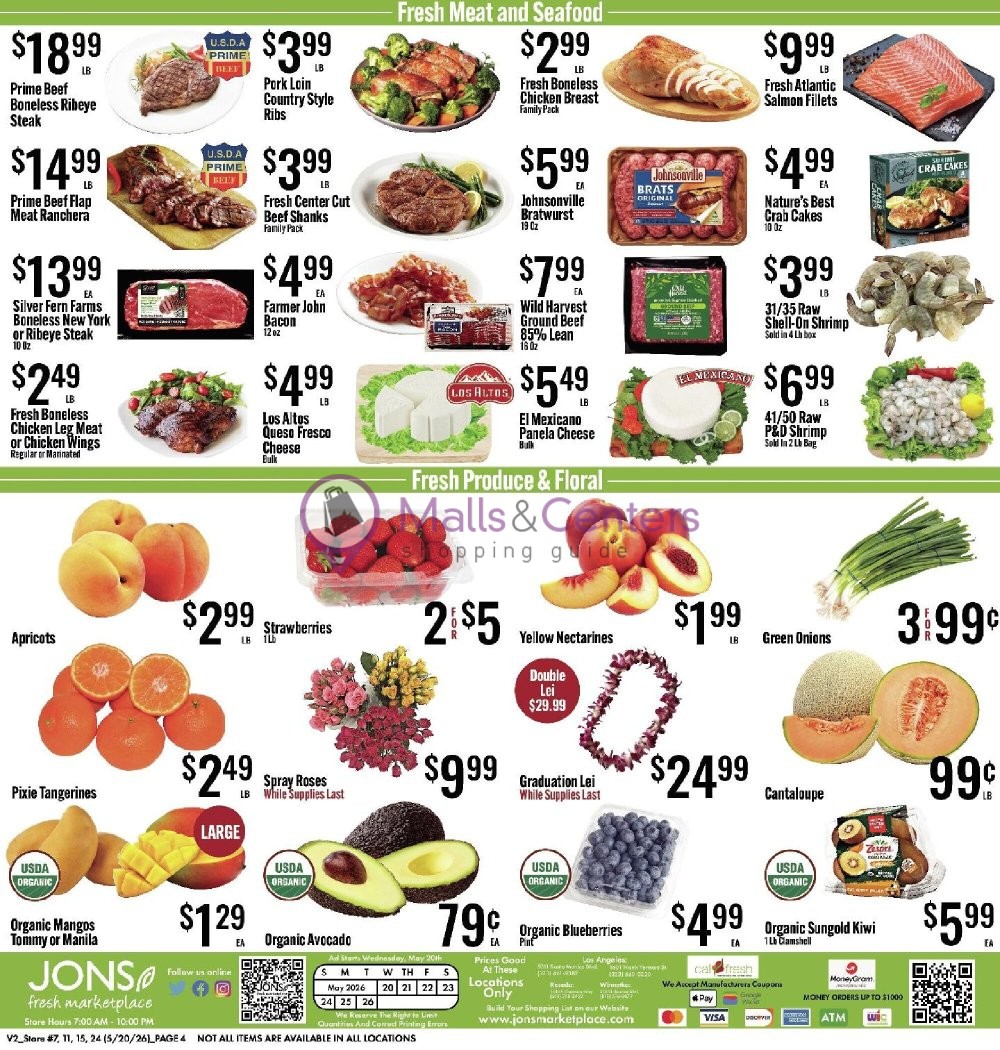 Weekly ad for Jons Fresh Marketplace valid: 05/20/2026 - 05/26/2026, page 4
