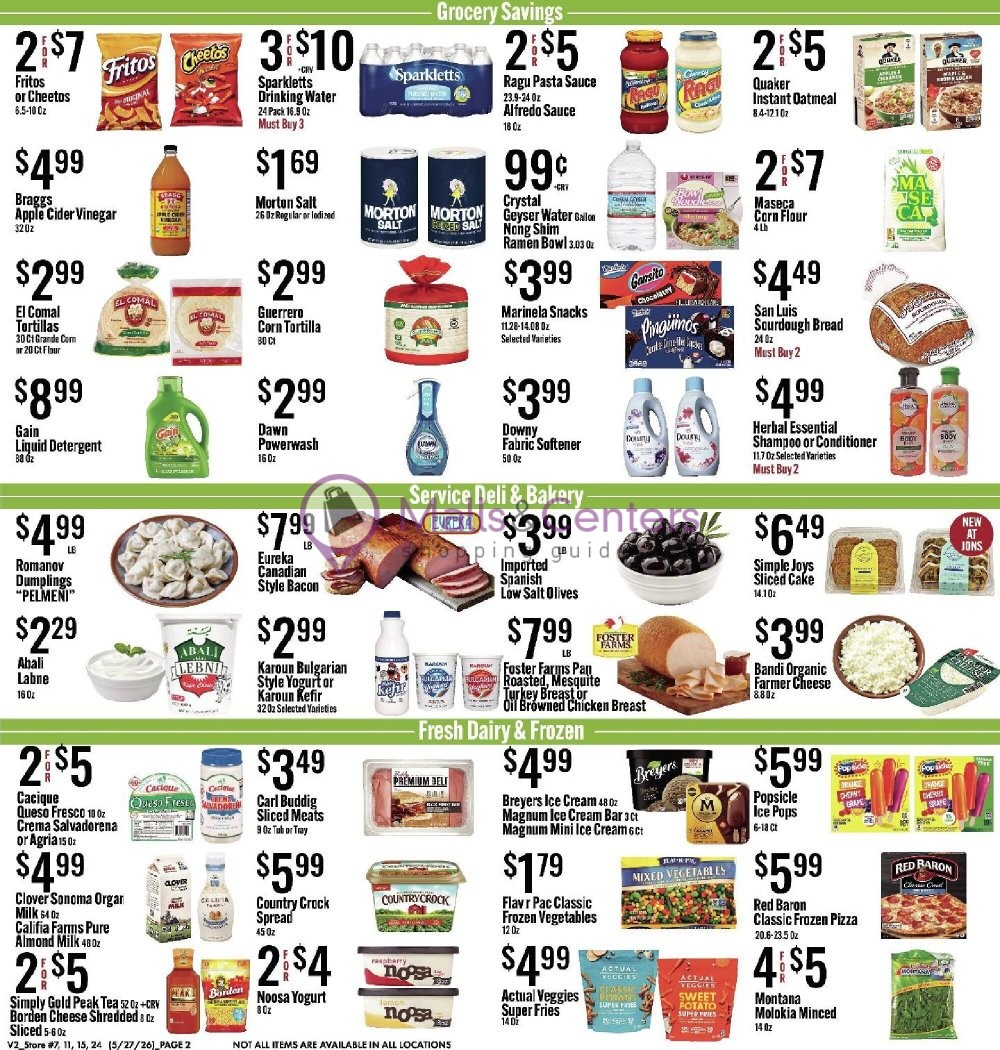 Weekly ad for Jons Fresh Marketplace valid: 05/27/2026 - 06/02/2026, page 2