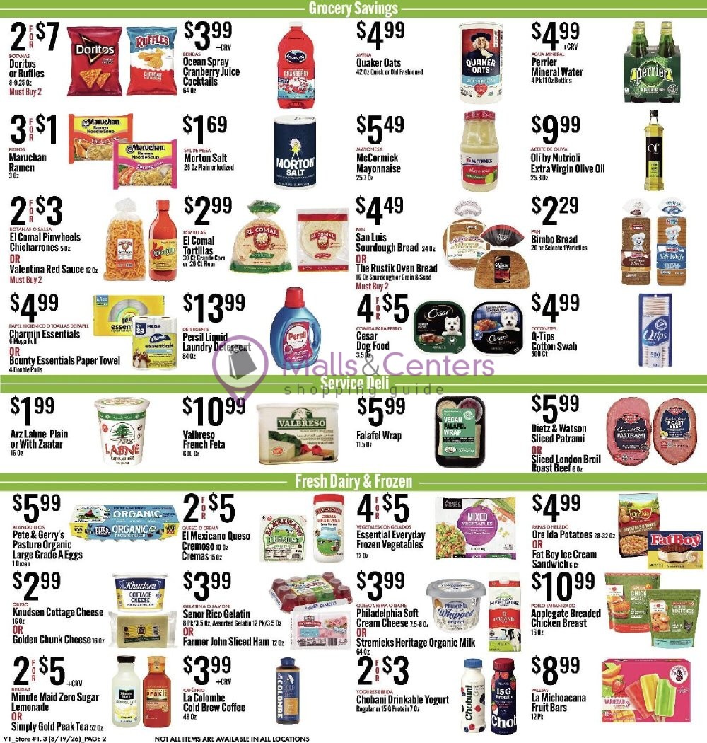 Weekly ad for Jons Fresh Marketplace valid: 08/19/2026 - 08/25/2026, page 2