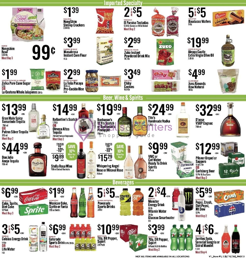 Weekly ad for Jons Fresh Marketplace valid: 08/19/2026 - 08/25/2026, page 3