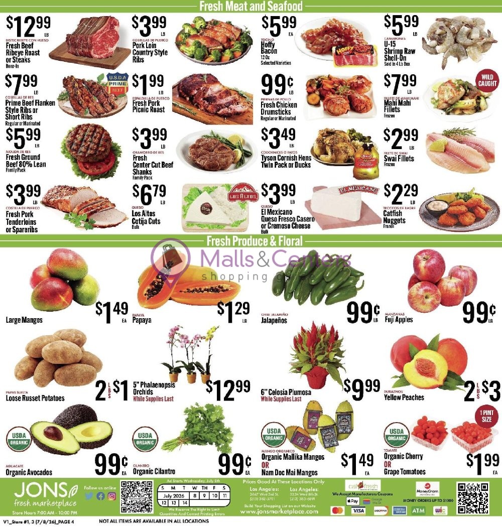 Weekly ad for Jons Fresh Marketplace valid: 07/08/2026 - 07/14/2026, page 4