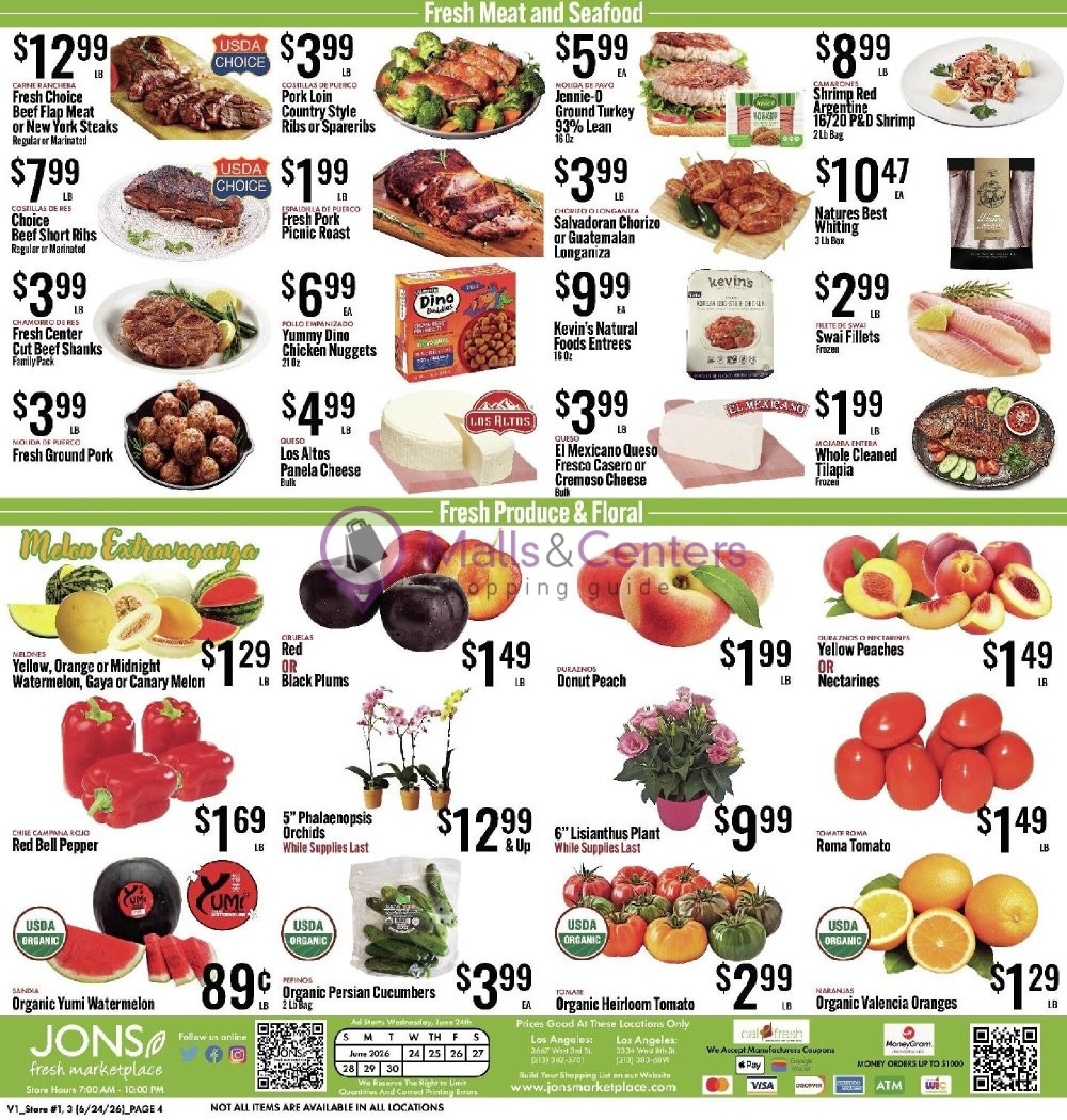 Weekly ad for Jons Fresh Marketplace valid: 06/24/2026 - 06/30/2026, page 4