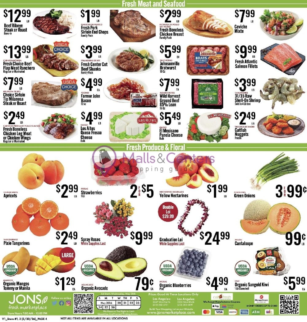 Weekly ad for Jons Fresh Marketplace valid: 05/20/2026 - 05/26/2026, page 4