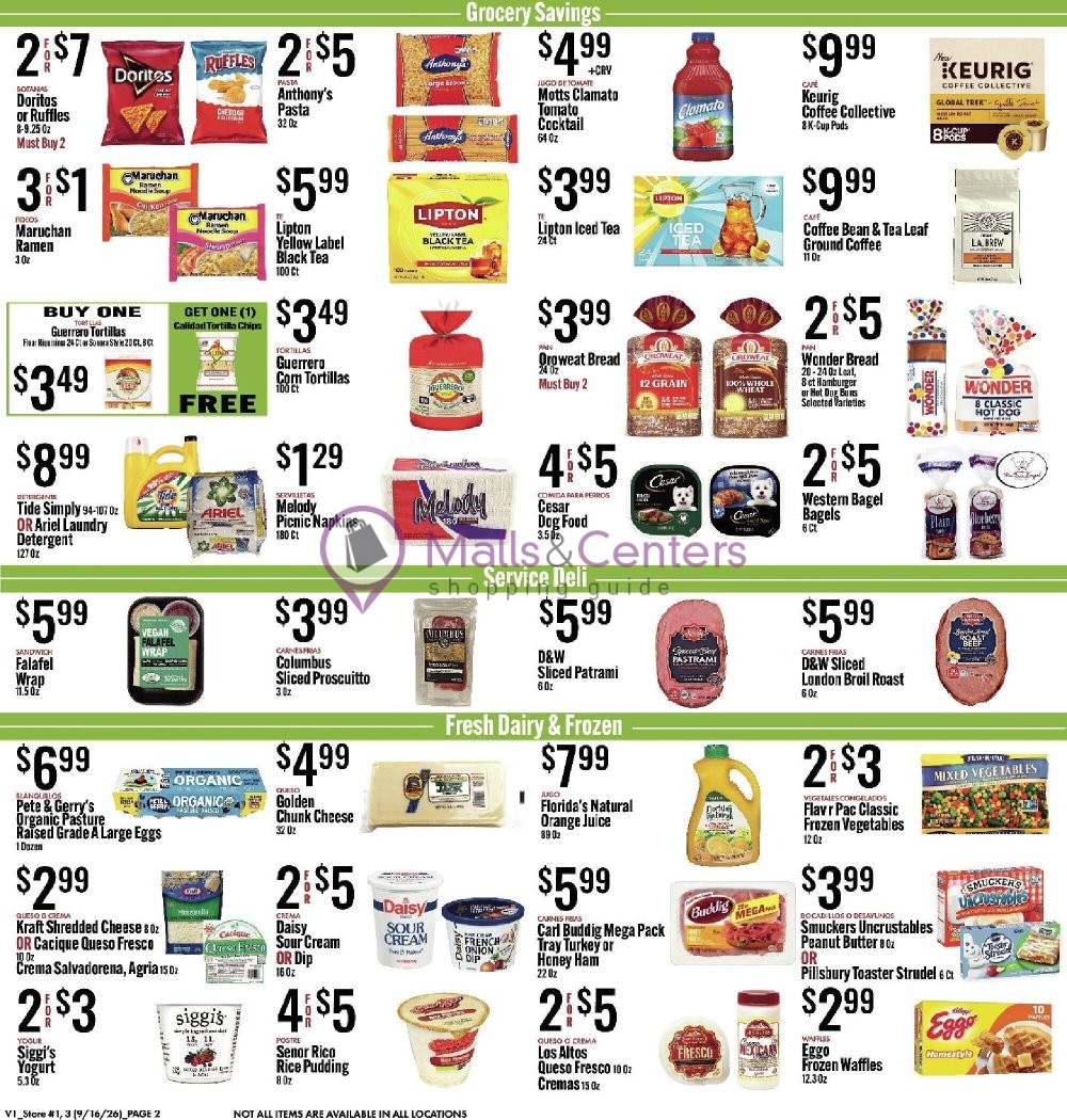 Weekly ad for Jons Fresh Marketplace valid: 09/16/2026 - 09/22/2026, page 2