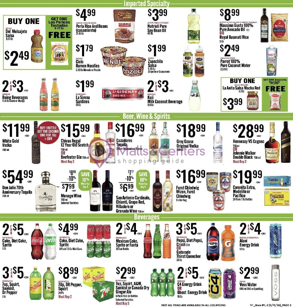 Weekly ad for Jons Fresh Marketplace valid: 09/09/2026 - 09/15/2026, page 3