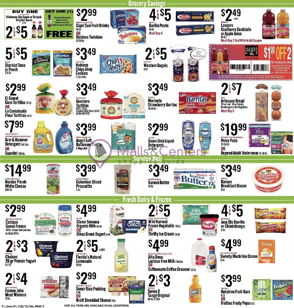Weekly ad for Jons Fresh Marketplace valid: 08/12/2026 - 08/18/2026, page 2