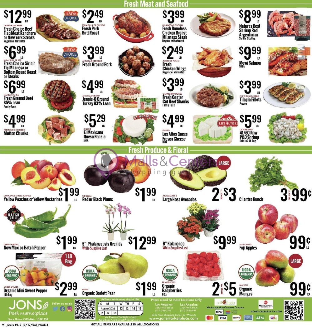 Weekly ad for Jons Fresh Marketplace valid: 08/12/2026 - 08/18/2026, page 4