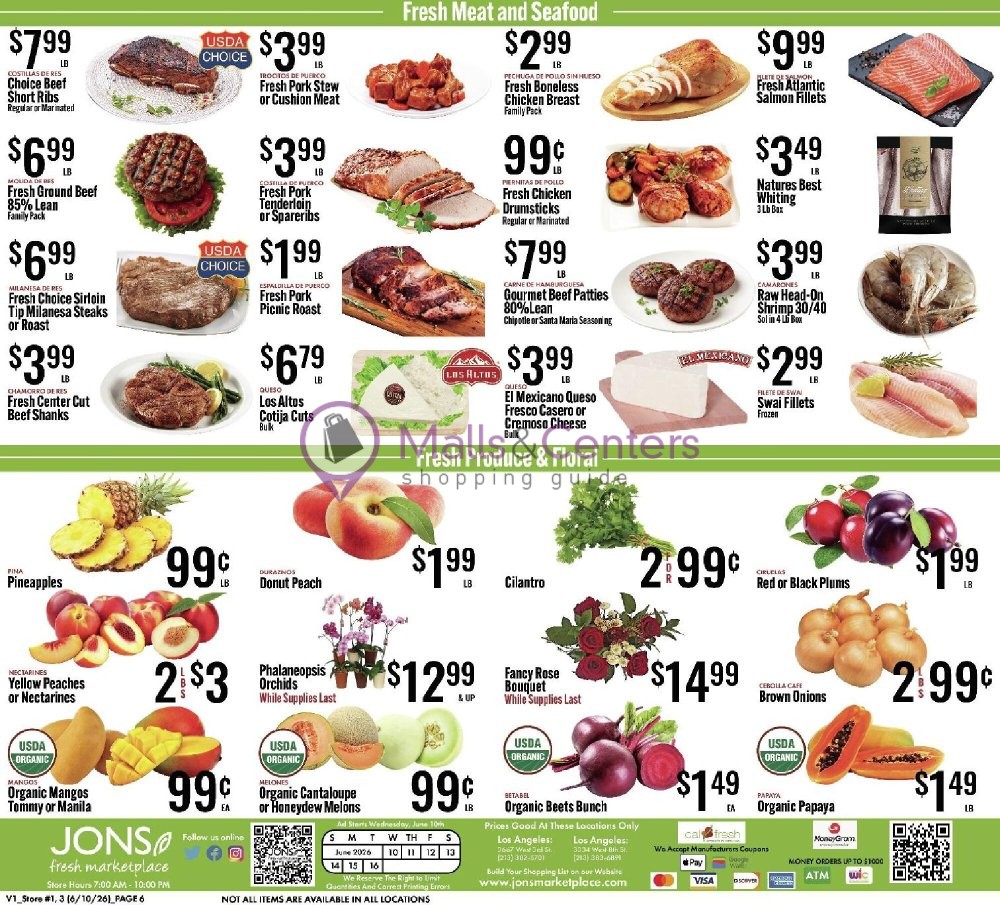 Weekly ad for Jons Fresh Marketplace valid: 06/10/2026 - 06/16/2026, page 6