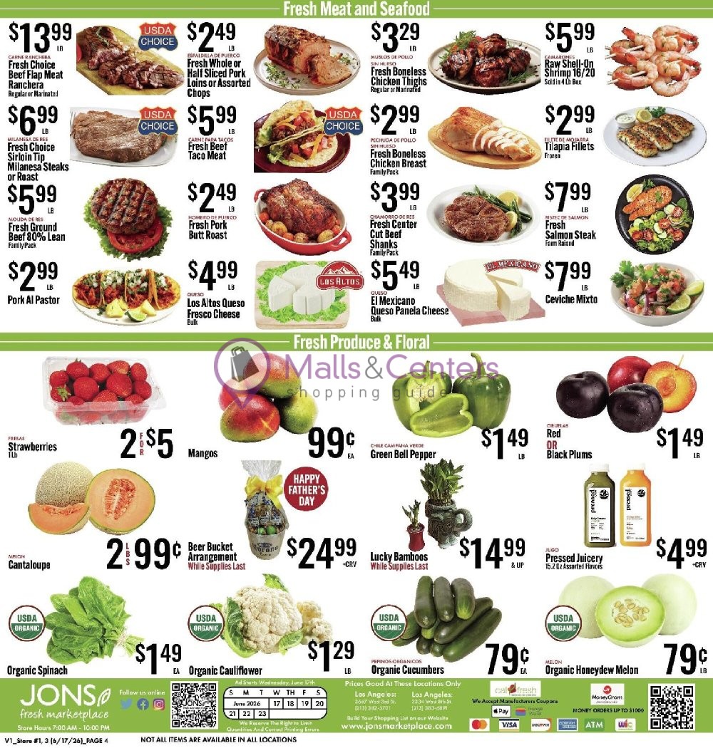 Weekly ad for Jons Fresh Marketplace valid: 06/17/2026 - 06/23/2026, page 4