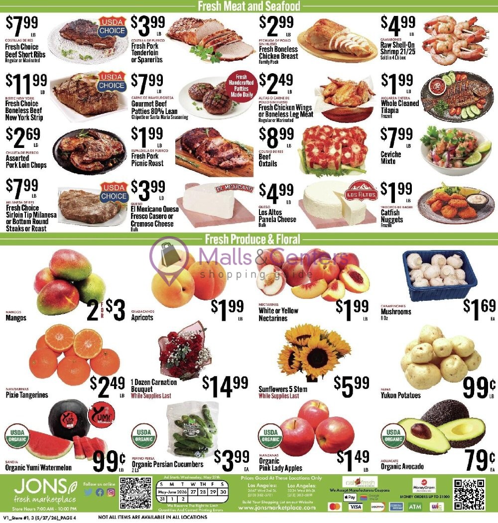 Weekly ad for Jons Fresh Marketplace valid: 05/27/2026 - 06/02/2026, page 4