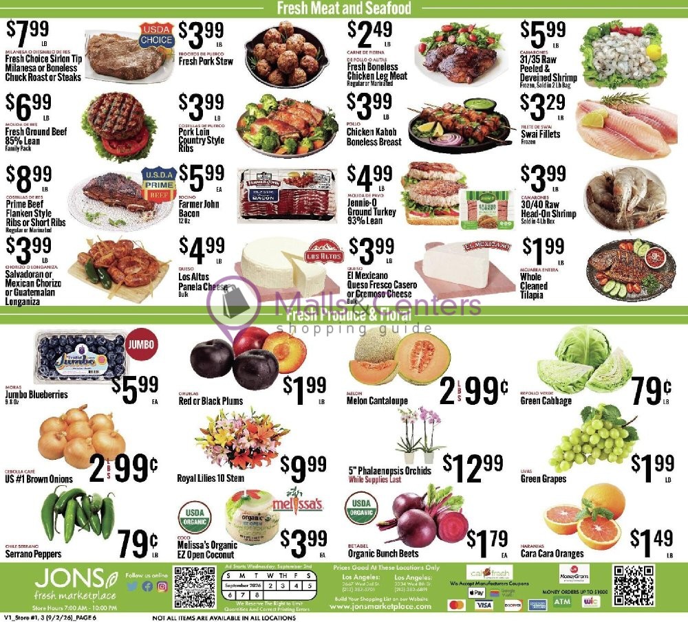 Weekly ad for Jons Fresh Marketplace valid: 09/02/2026 - 09/08/2026, page 6