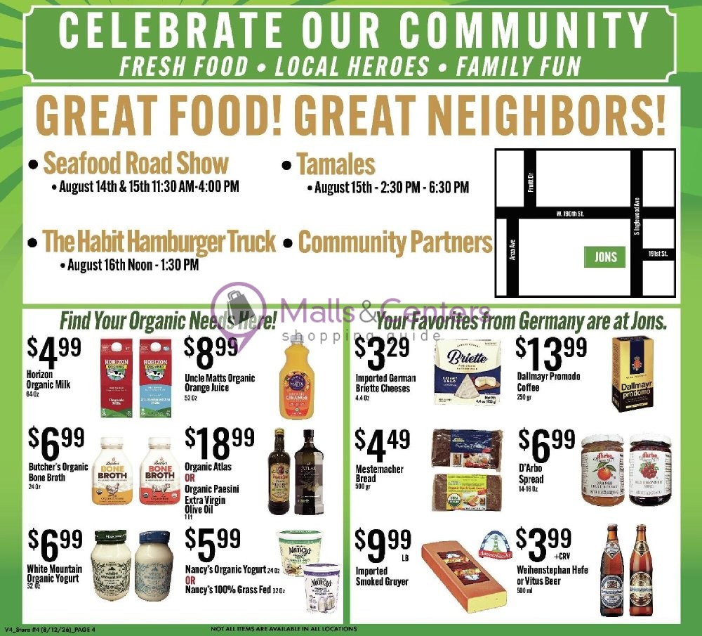 Weekly ad for Jons Fresh Marketplace valid: 08/12/2026 - 08/18/2026, page 4