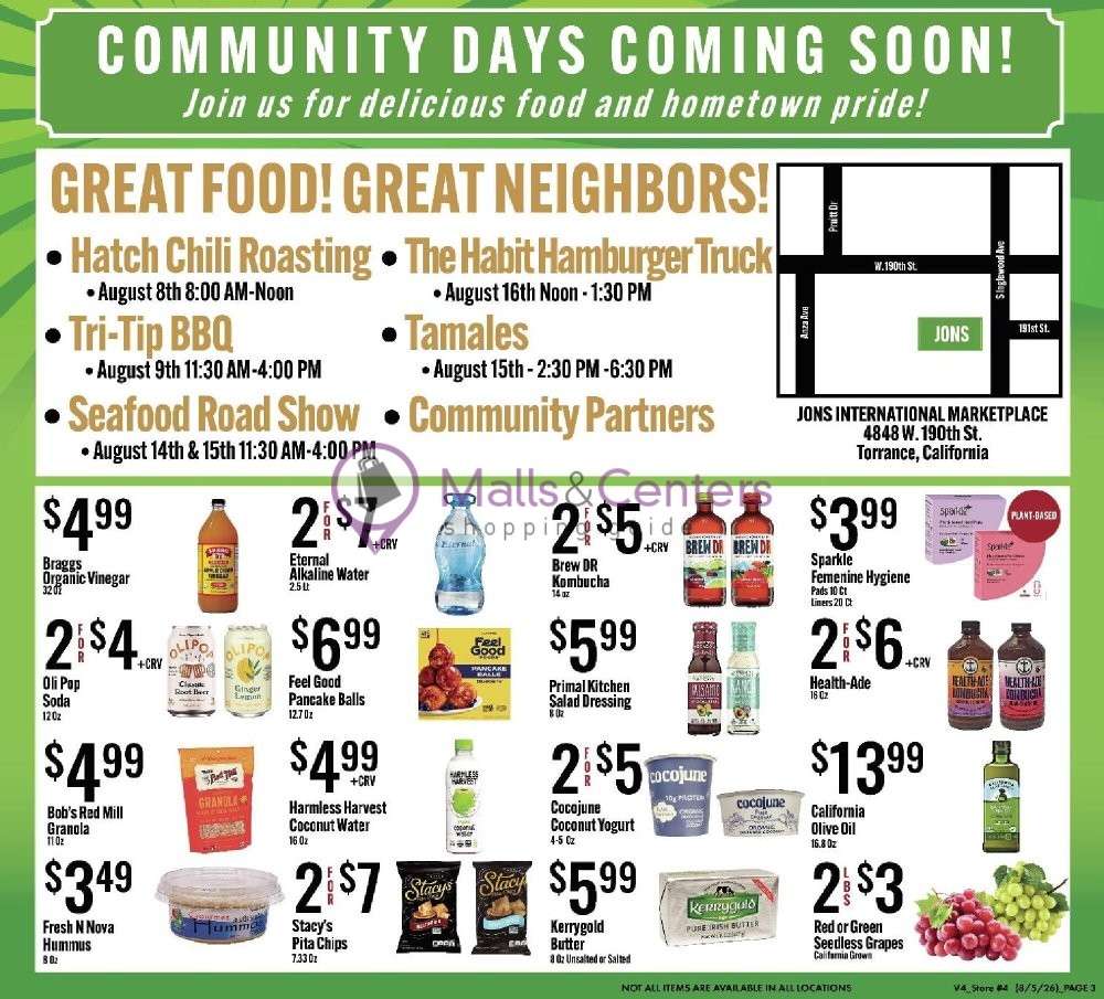 Weekly ad for Jons Fresh Marketplace valid: 08/05/2026 - 08/11/2026, page 3