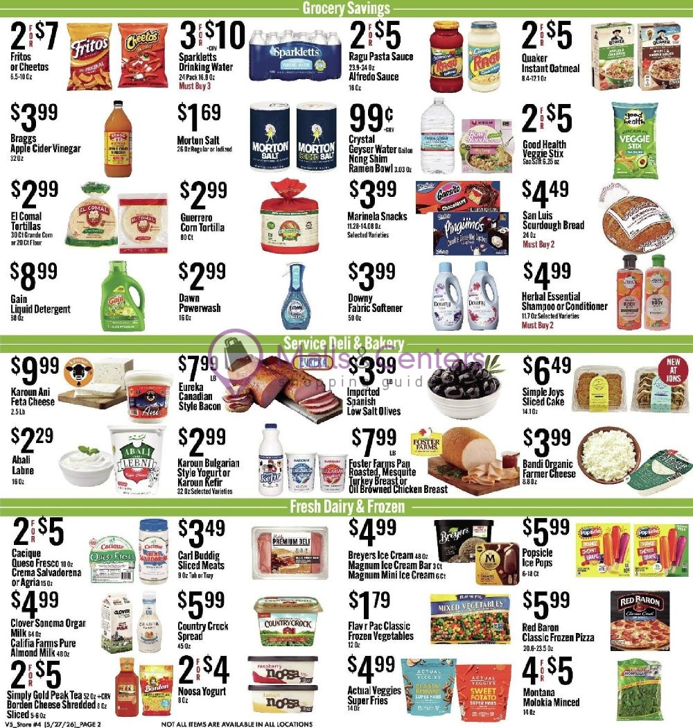 Weekly ad for Jons Fresh Marketplace valid: 05/27/2026 - 06/02/2026, page 2