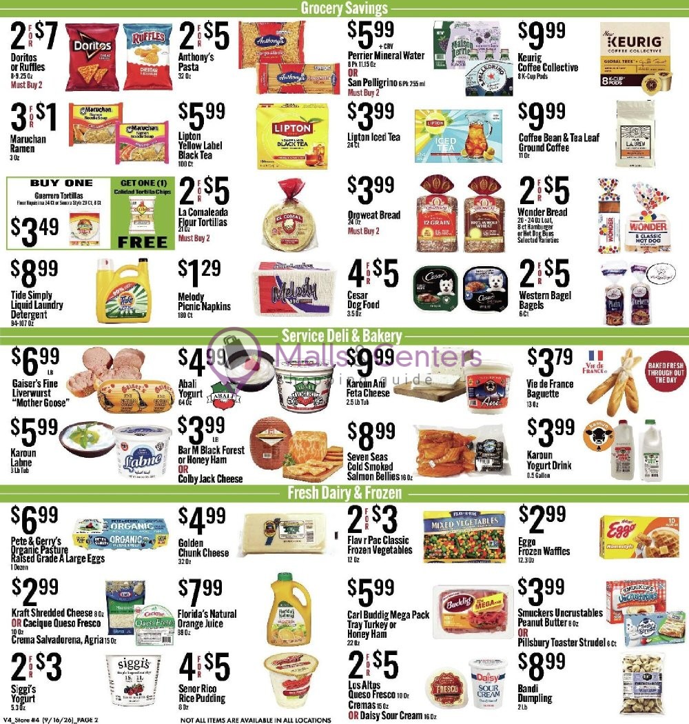 Weekly ad for Jons Fresh Marketplace valid: 09/16/2026 - 09/22/2026, page 2