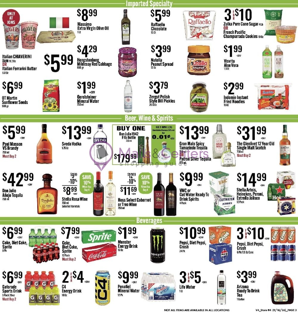 Weekly ad for Jons Fresh Marketplace valid: 09/16/2026 - 09/22/2026, page 3