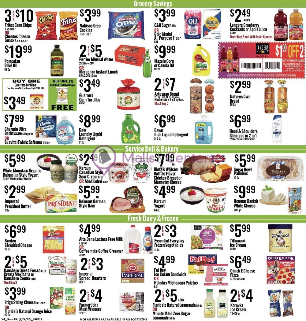 Weekly ad for Jons Fresh Marketplace valid: 09/09/2026 - 09/15/2026, page 2