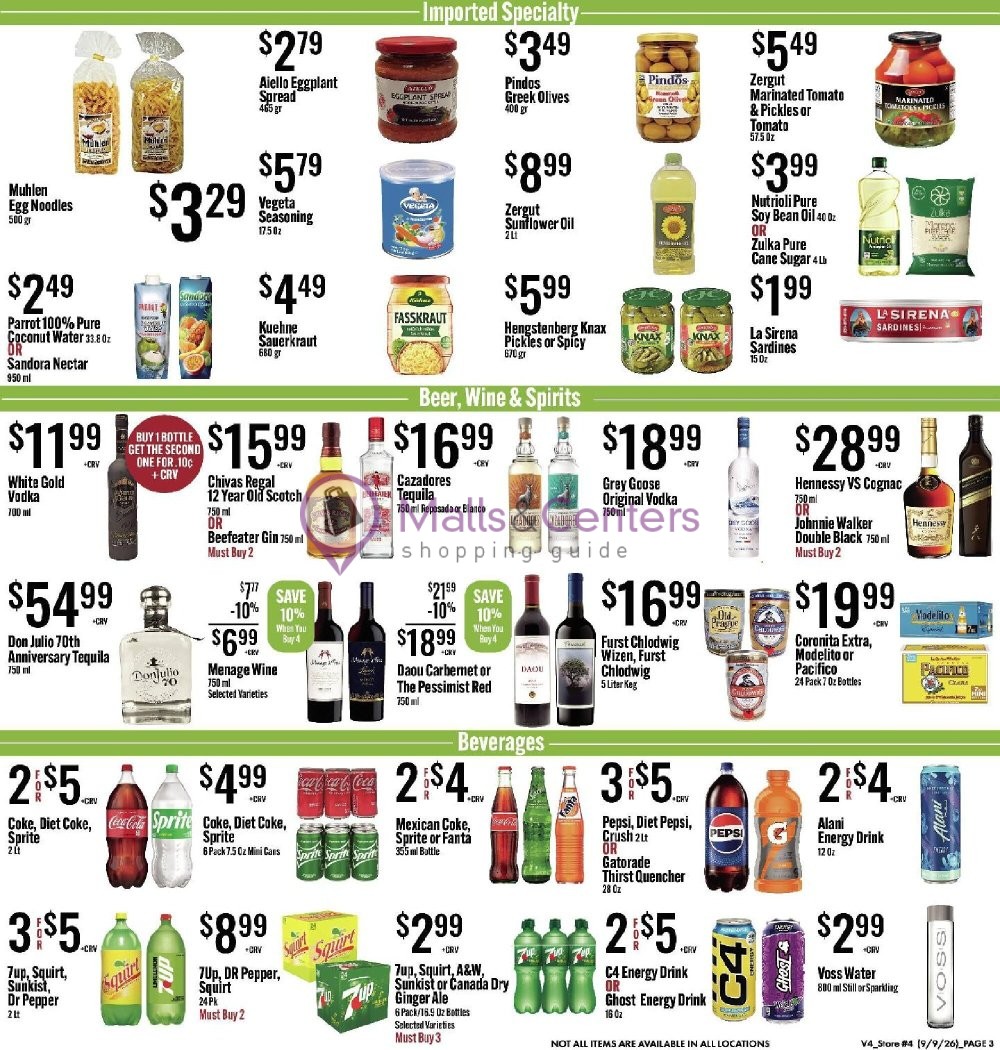 Weekly ad for Jons Fresh Marketplace valid: 09/09/2026 - 09/15/2026, page 3
