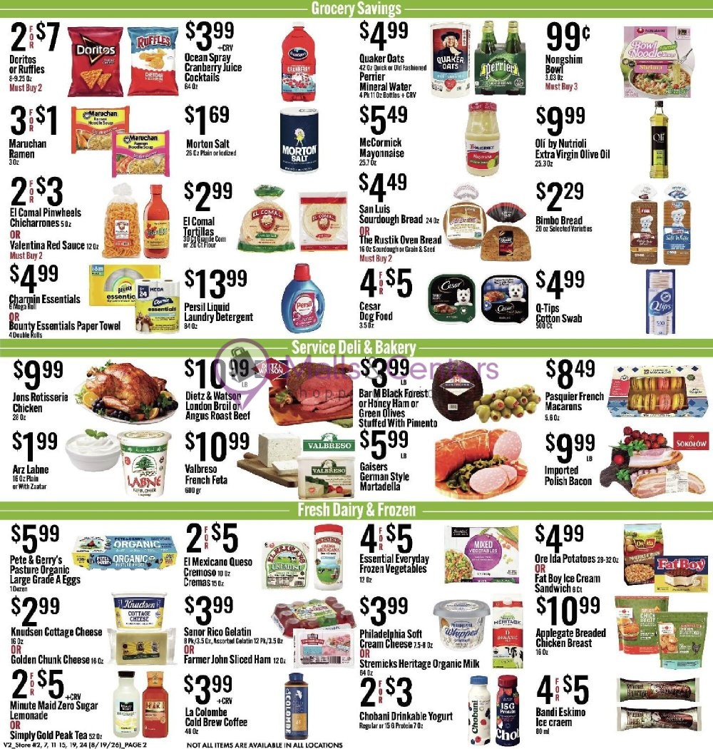 Weekly ad for Jons Fresh Marketplace valid: 08/19/2026 - 08/25/2026, page 2