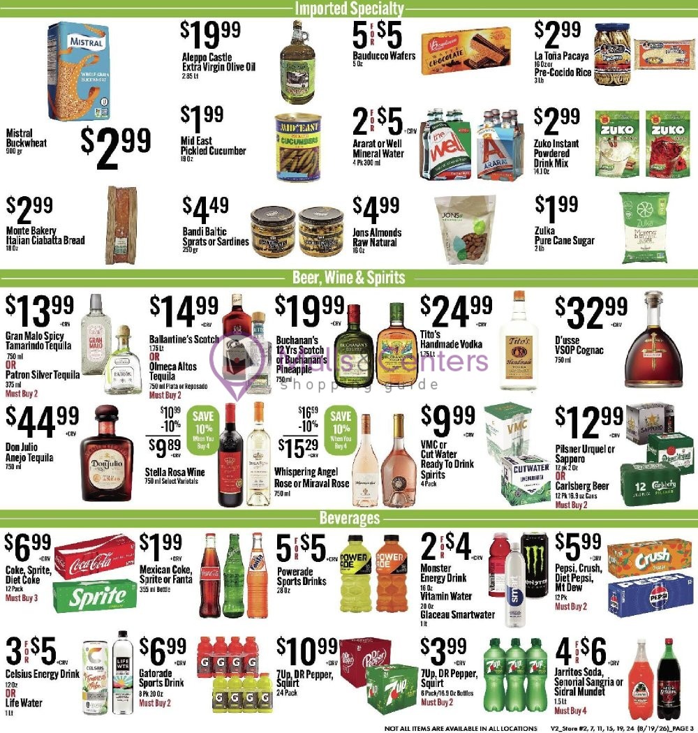 Weekly ad for Jons Fresh Marketplace valid: 08/19/2026 - 08/25/2026, page 3