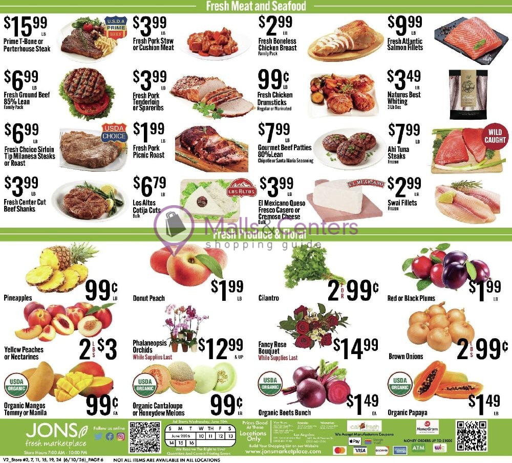 Weekly ad for Jons Fresh Marketplace valid: 06/10/2026 - 06/16/2026, page 6