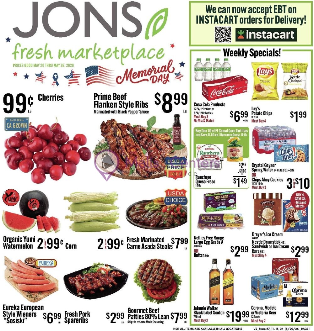 Weekly ad for Jons Fresh Marketplace valid: 05/20/2026 - 05/26/2026, page 1