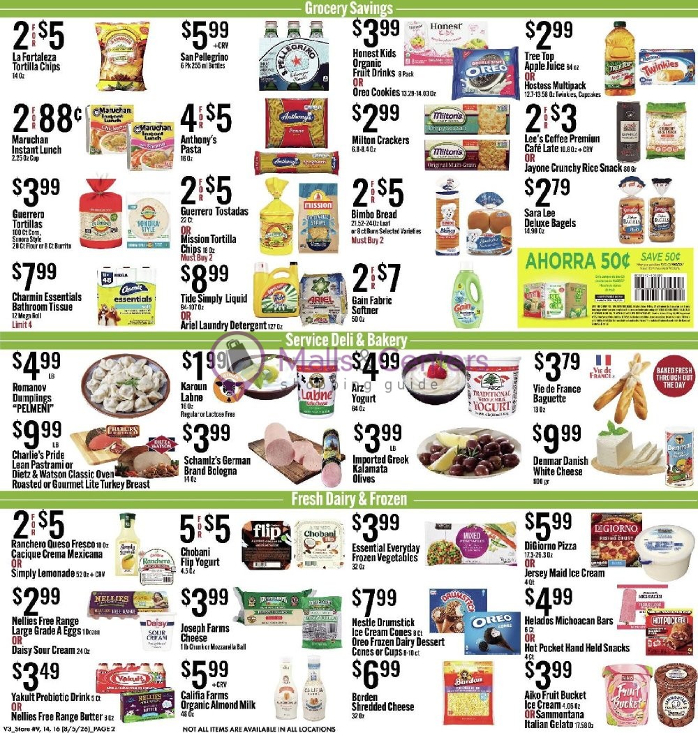 Weekly ad for Jons Fresh Marketplace valid: 08/05/2026 - 08/11/2026, page 2