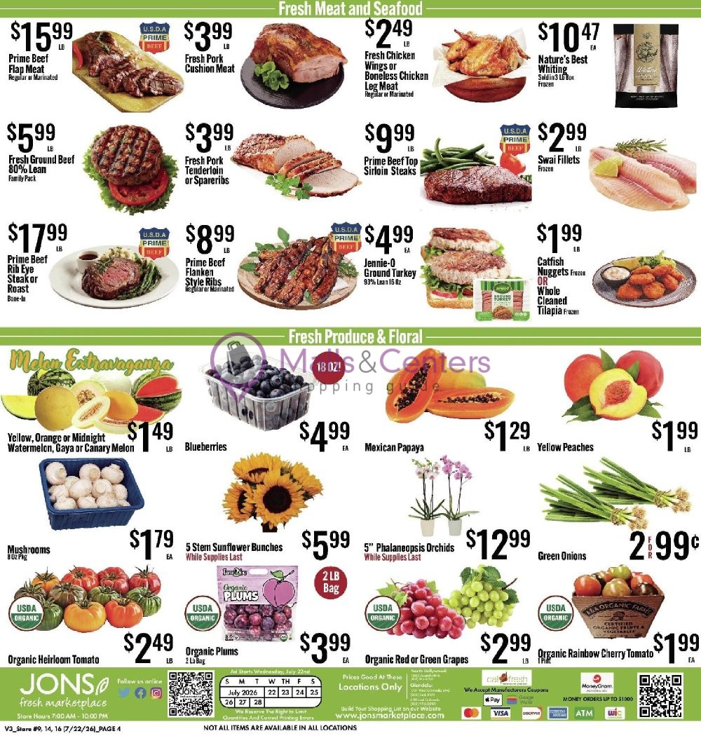 Weekly ad for Jons Fresh Marketplace valid: 07/22/2026 - 07/28/2026, page 4