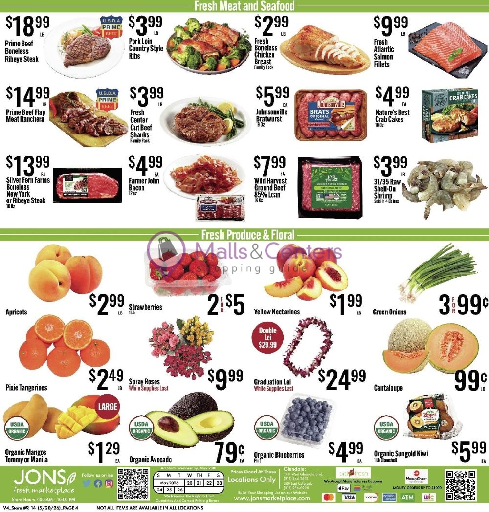 Weekly ad for Jons Fresh Marketplace valid: 05/20/2026 - 05/26/2026, page 4