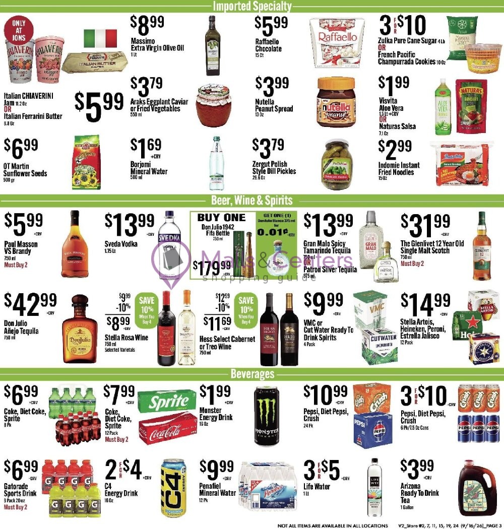 Weekly ad for Jons Fresh Marketplace valid: 09/16/2026 - 09/22/2026, page 3