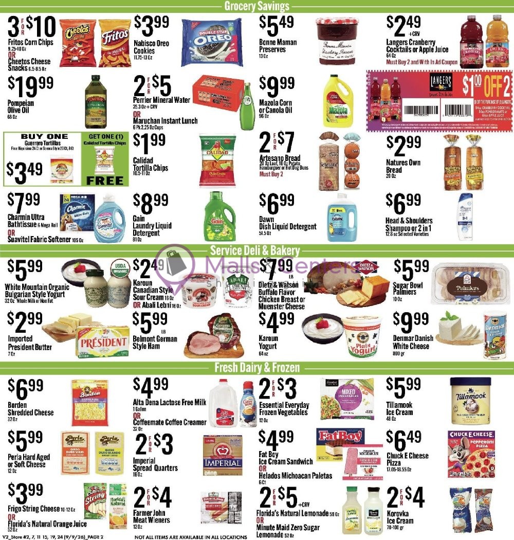 Weekly ad for Jons Fresh Marketplace valid: 09/09/2026 - 09/15/2026, page 2
