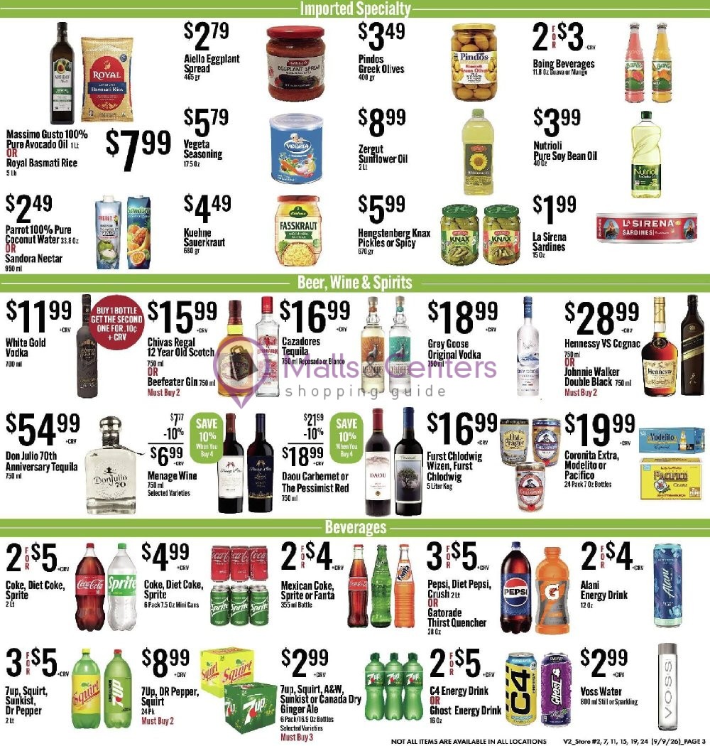 Weekly ad for Jons Fresh Marketplace valid: 09/09/2026 - 09/15/2026, page 3