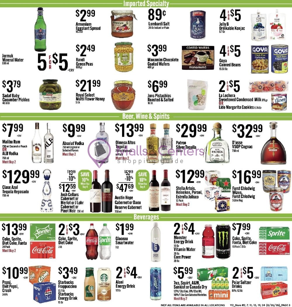 Weekly ad for Jons Fresh Marketplace valid: 08/26/2026 - 09/01/2026, page 3