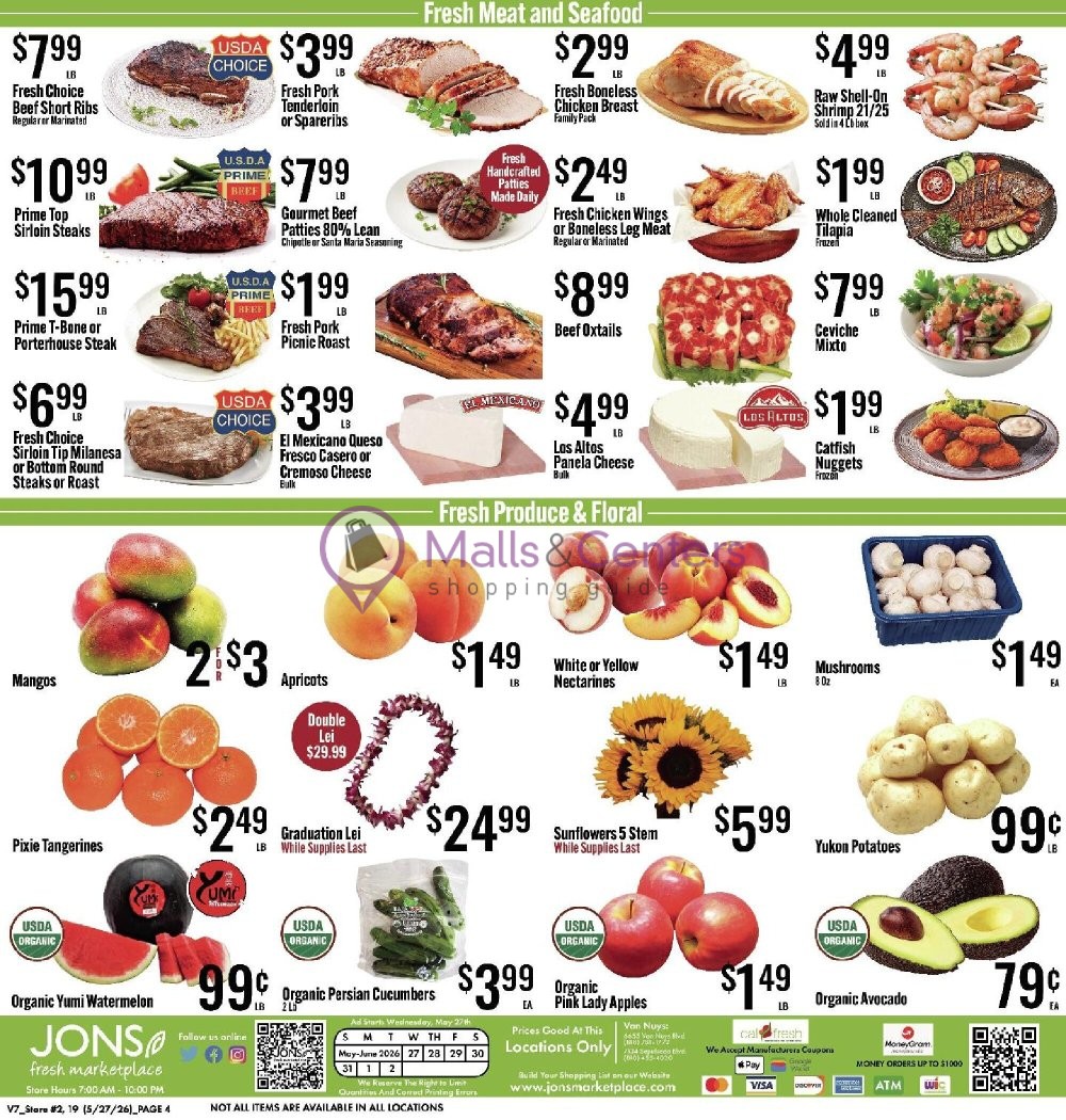 Weekly ad for Jons Fresh Marketplace valid: 05/27/2026 - 06/02/2026, page 4