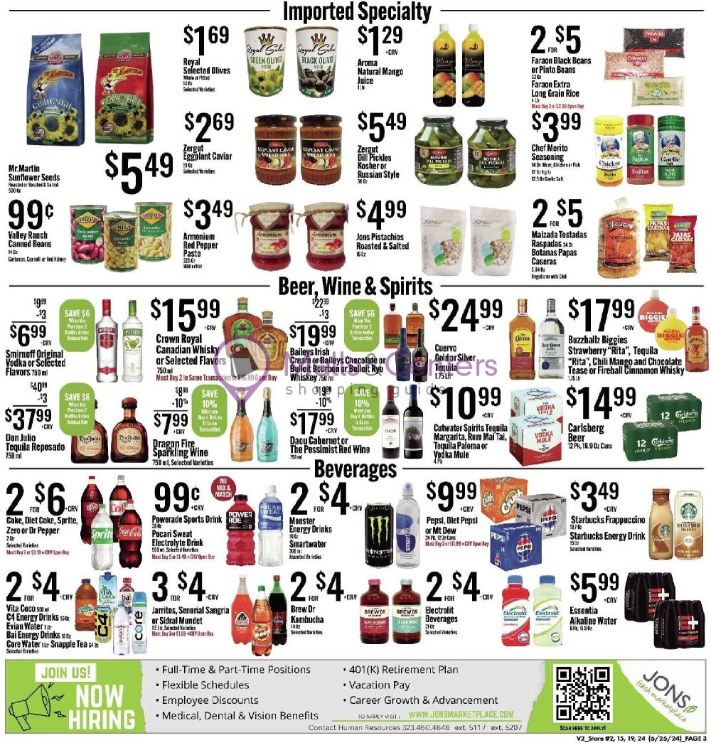 Weekly ad for Jons Fresh Marketplace valid: 06/26/2024 - 07/04/2024, page 3