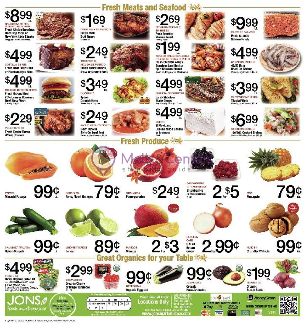 Jons Fresh Marketplace Weekly Ad sales & flyers specials MallsCenters