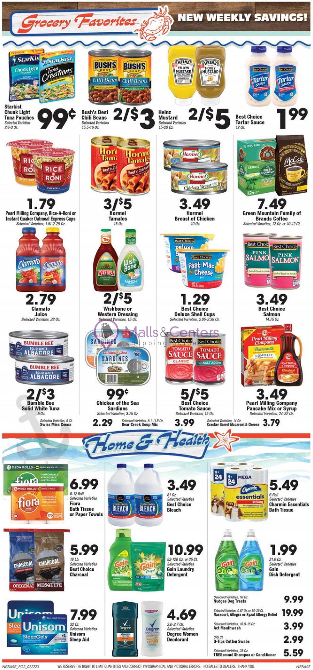 Jubilee Foods Weekly ad valid from 02/20/2023 to 02/26/2023 MallsCenters