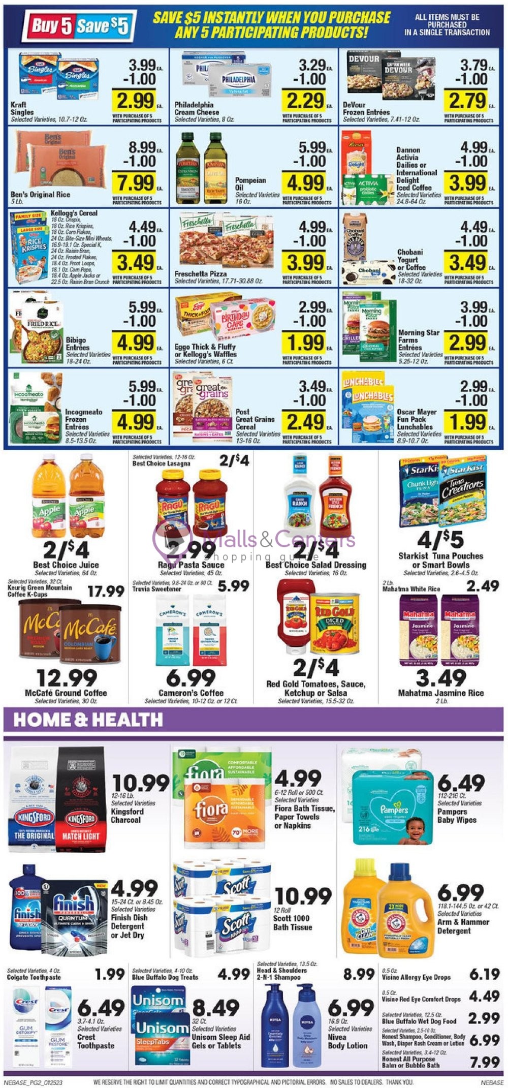 Jubilee Foods Weekly ad valid from 01/23/2023 to 01/29/2023 MallsCenters