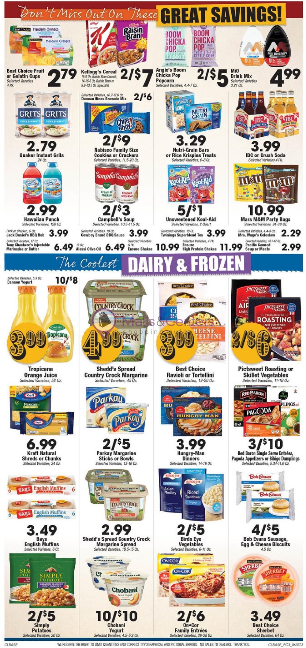 Jubilee Foods Weekly ad valid from 06/05/2023 to 06/11/2023 MallsCenters