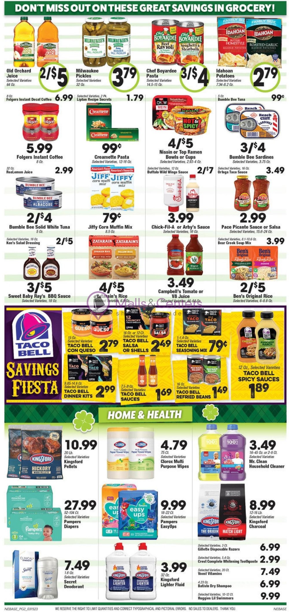 Jubilee Foods Weekly ad valid from 03/13/2023 to 03/19/2023 MallsCenters