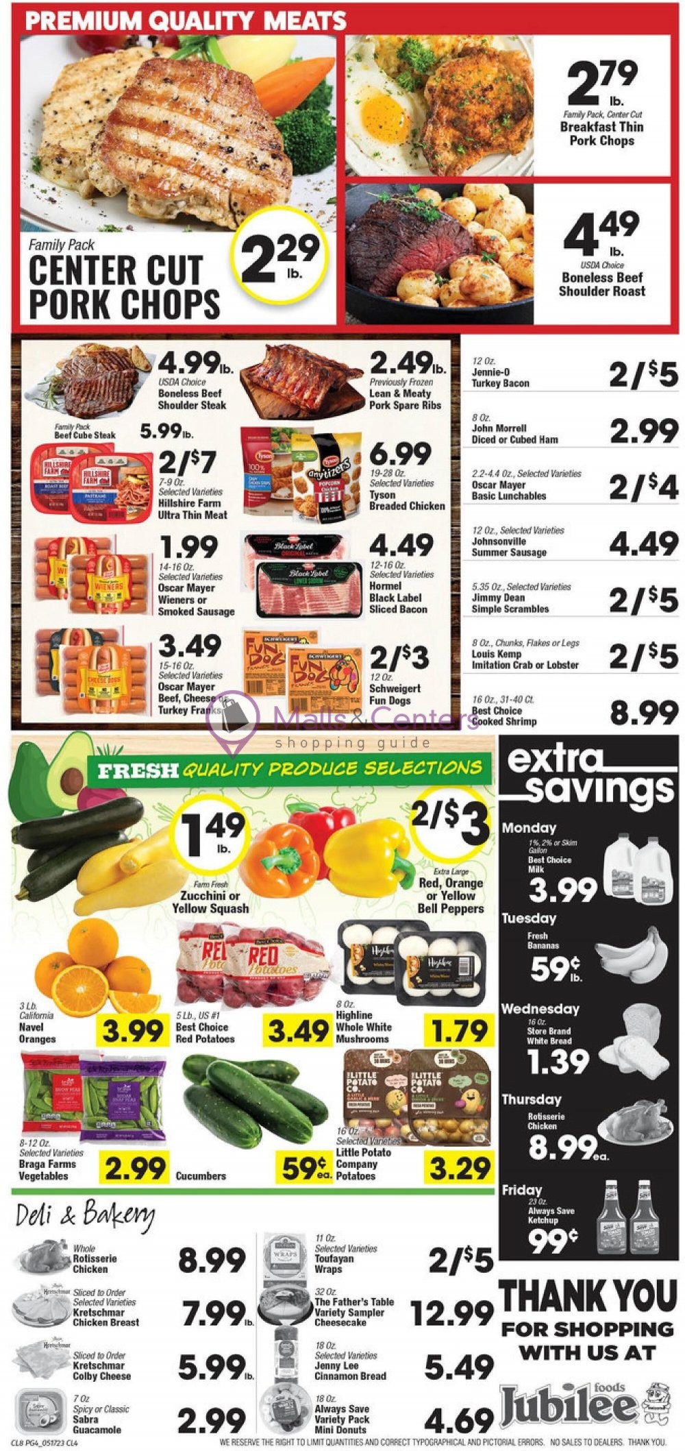 Jubilee Foods Weekly ad valid from 05/15/2023 to 05/21/2023 MallsCenters