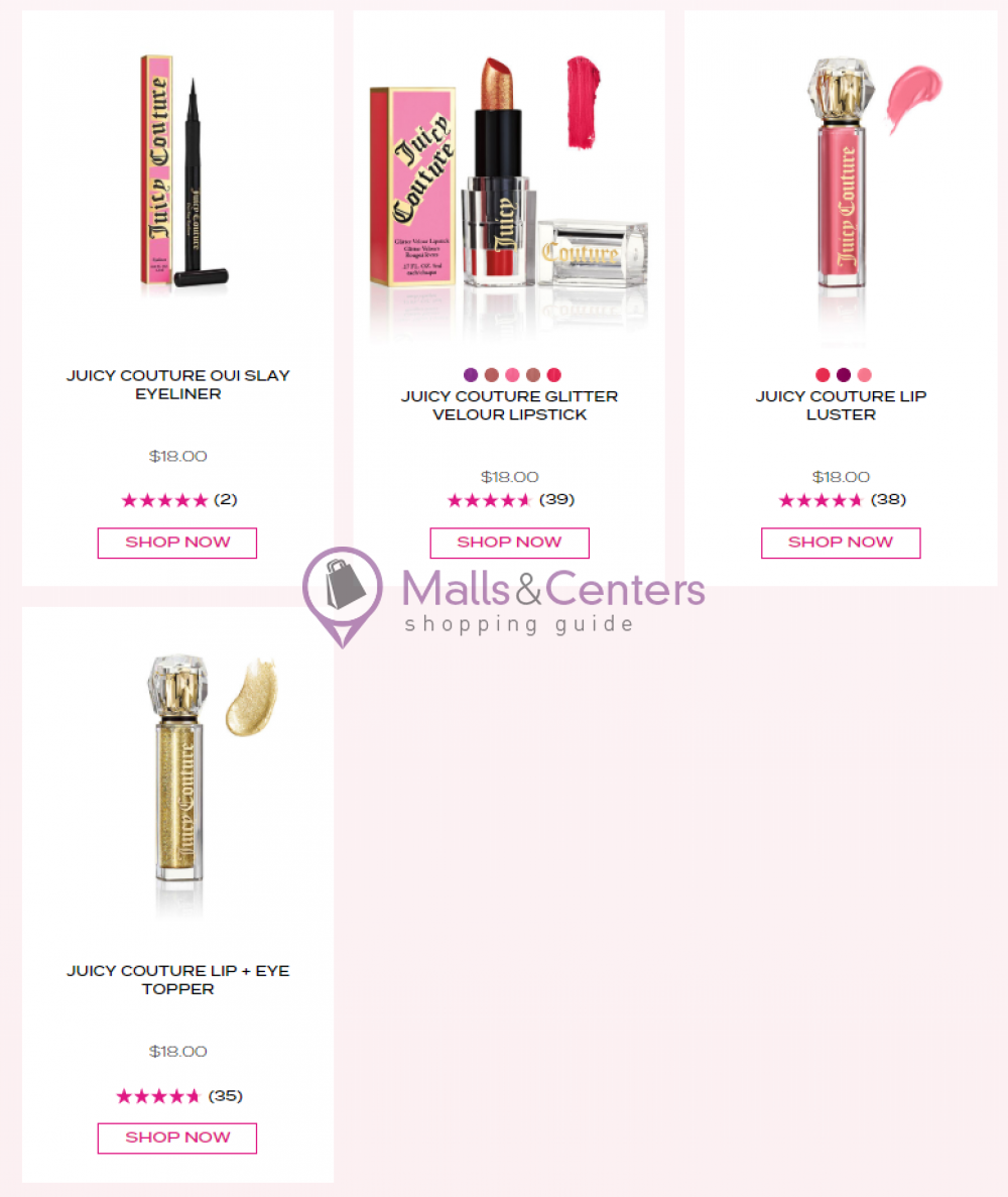Juicy Couture Weekly ad valid from 07/14/2020 to 07/20/2020 MallsCenters