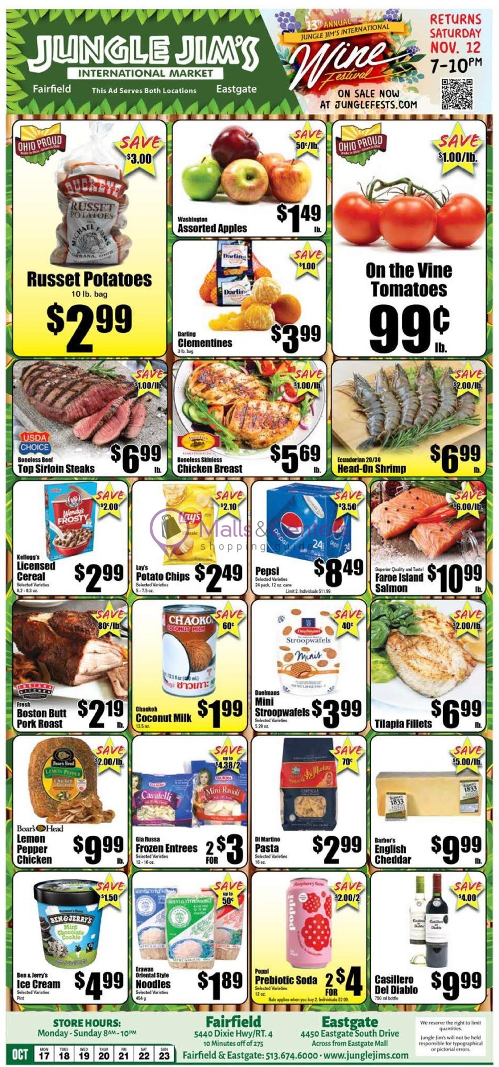 Jungle Jim's Weekly ad valid from 10/17/2022 to 10/23/2022 MallsCenters
