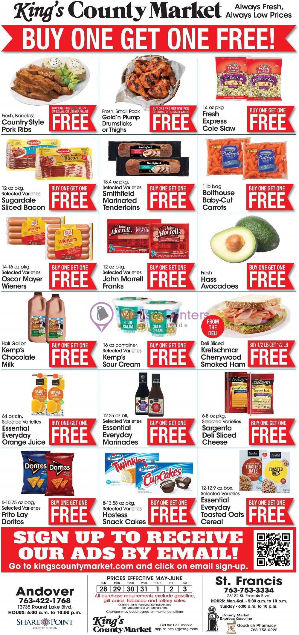 King's County Market Weekly ad valid from 05/28/2023 to 06/03/2023 MallsCenters