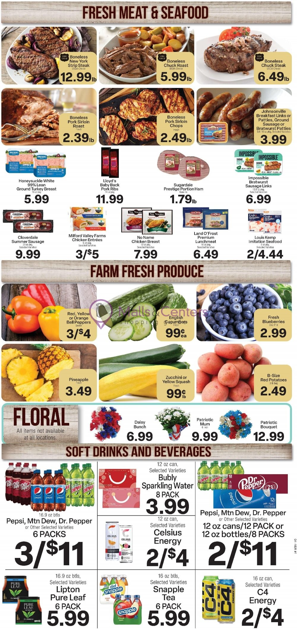 King's County Market Weekly ad valid from 05/28/2023 to 06/03/2023 MallsCenters