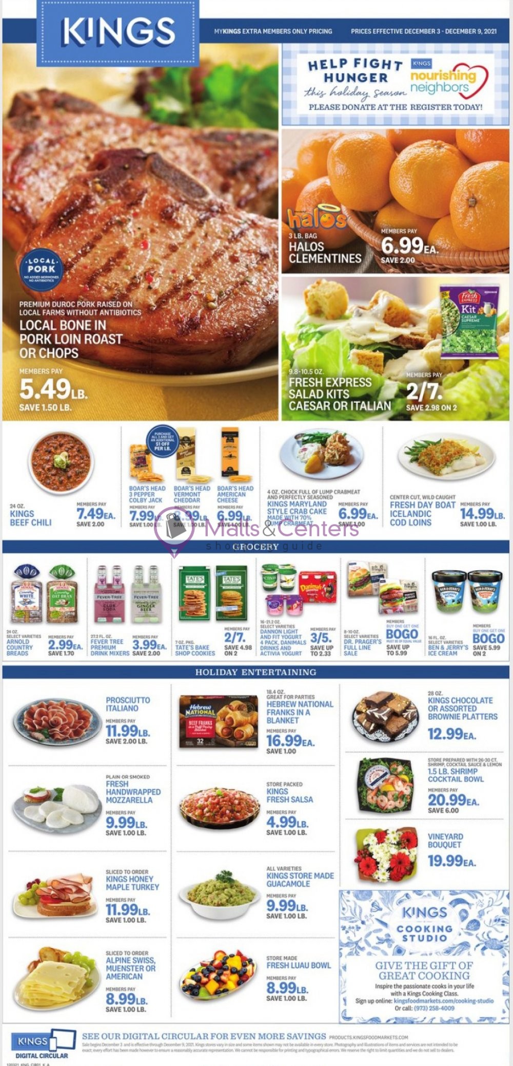 Kings Food Markets Weekly ad valid from 12/03/2021 to 12/09/2021